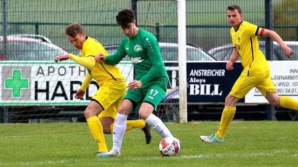 <p>Lange sah es im Derbyfinale gegen Weywertz nicht gut aus für Amel, doch in letzter Sekunde rettete sich der KFC.</p>