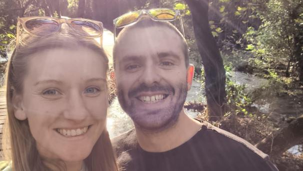 <p>Aurélie Brüls und Damien Burnotte aus Elsenbornbegeben sich im Juli in den Senegal.</p>