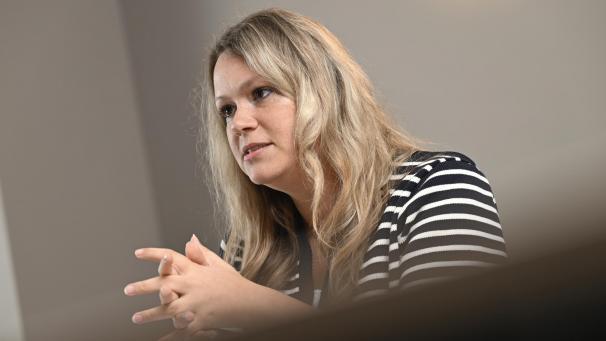 <p>Jolyn Huppertz ist „guter Dinge“, dass sie am 9. Juni den Einzug ins Parlament der DG schafft.</p>