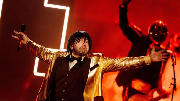 <p>Ikke Hüftgold (bürgerlich Matthias Distel) steht beim Vorentscheid «Eurovision Song Contest 2023 - Unser Lied für Liverpool» auf der Bühne.</p>