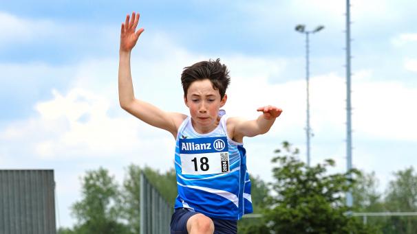 <p>Stark im Weitsprung: Gabriel Van Kerckhoven</p>