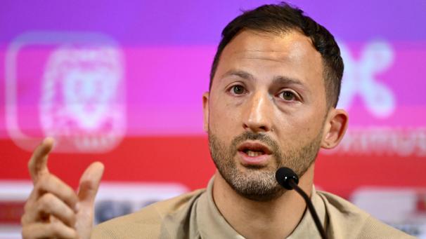 <p>Nationaltrainer Tedesco stellte am Dienstag seinen vorläufigen EM-Kader vor.</p>