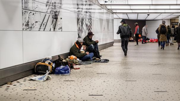 <p>Die belgische Hauptstadt hat seit Jahren mit einer steigenden Obdachlosigkeit zu kämpfen.</p>