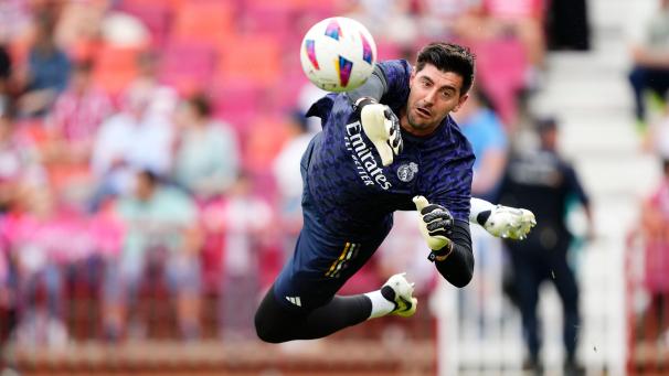 <p>Starker Rückhalt: Thibaut Courtois fühlt sich zu 100 Prozent fit und hofft auf einen Einsatz im Finale der Champions League gegen Borussia Dortmund.</p>