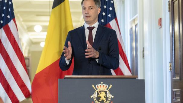 <p>Alexander De Croo war am Freitag zu Besuch im Weißen Haus.</p>