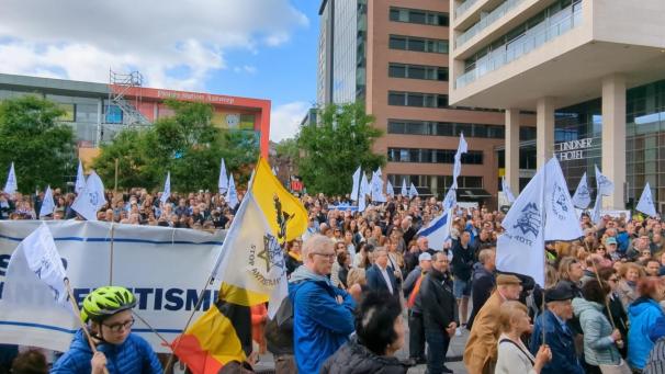 <p>Der Mediaplein war am Sonntag gut gefüllt.</p>