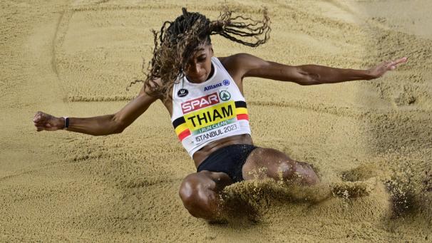 <p>Schafft Nafi Thiam noch den Sprung nach Rom? In den vergangenen eineinhalb Jahren bestritt sie keinen Siebenkampf, wurde aber 2023 in Istanbul Hallen-Europameisterin im Fünfkampf.</p>