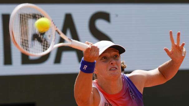<p>Schlag ins Glück: Iga Swiatek erreicht in Paris erneut das Finale.</p>