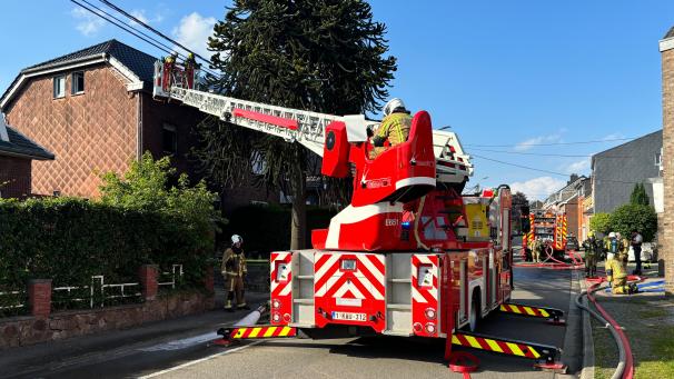 <p>Die Feuerwehr war am Donnerstagnachmittag in der Parkstraße im Einsatz.</p>