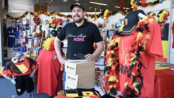 <p>Jean-Pierre Pluymen ist voll und ganz auf Fußball-Europameisterschaft eingestellt.</p>