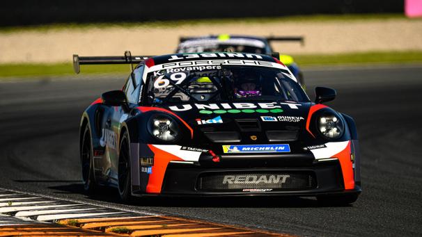 <p>Kalle Rovanperä in Zandvoort bei seiner Premiere im Porsche.</p>