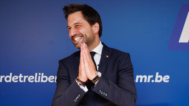 <p>Er hatte am Montag allen Grund zu strahlen: Georges-Louis Bouchez</p>