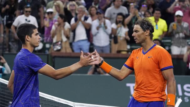 <p>Rafael Nadal will bei den Olympischen Spielen in Paris mit Carlos Alcaraz im Tennis-Doppel antreten.</p>