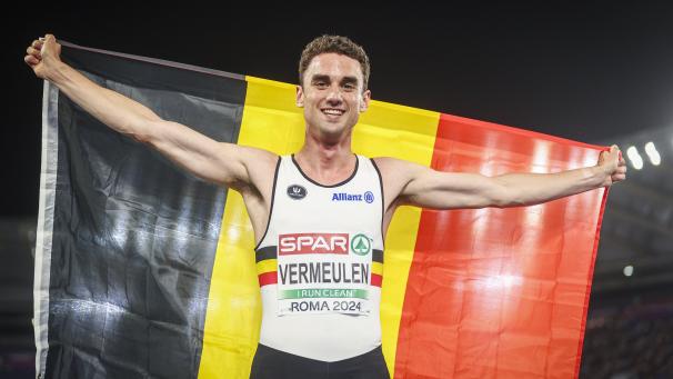 <p>Silberjunge: Jochem Vermeulen lieferte über die 1.500 Meter ab.</p>