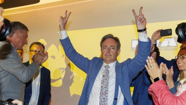 <p>Einer der großen Wahlgewinner: Bart de Wever</p>