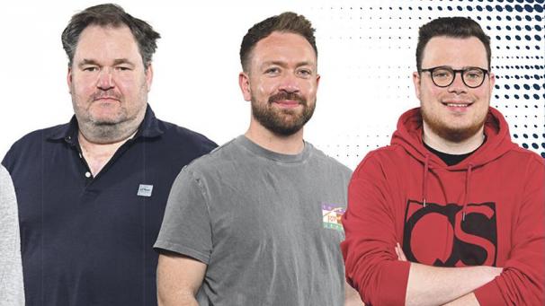 <p>Patrick Leonhardt, Mike Notermans und Tim Fatzaun</p>