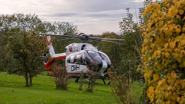 <p>674 Patienten wurden im vergangenen Jahr mit dem CMH-Hubschrauber weggeflogen.</p>