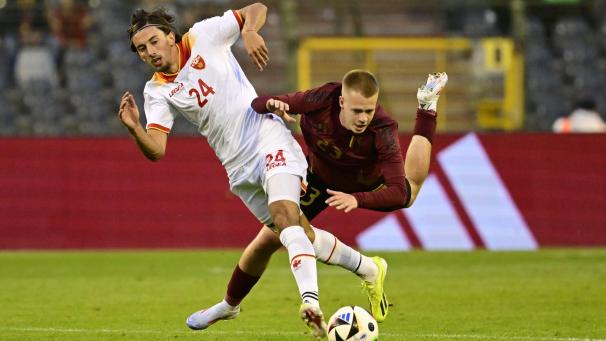 <p>Die Zukunft des belgischen Fußballs: Arthur Vermeeren (rechts).</p>