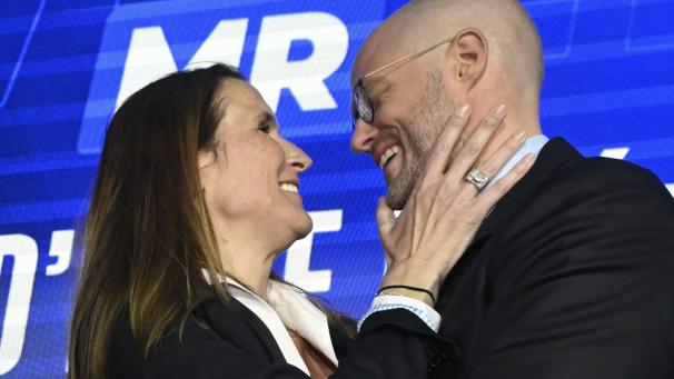 <p>Sophie Wilmès und David Leisterh</p>