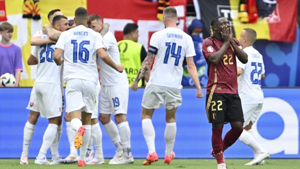 <p>Der geht auf seine Kappe: Jérémy Dokus Fehlpass leitete das 1:0 für die Slowaken ein.</p>