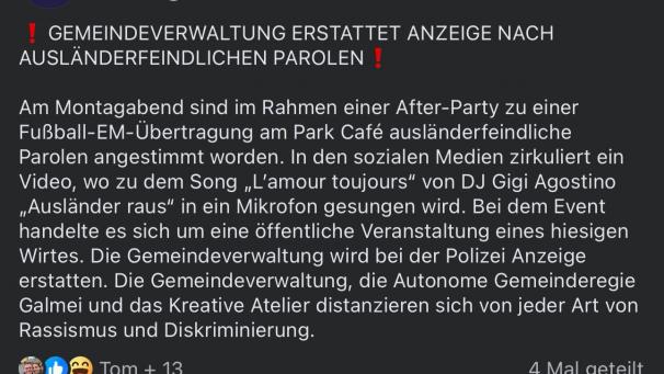 <p>Die Gemeinde Kelmis hat umgehend auf das Video regiert und auf ihrer Facebook-Seite erklärt, Anzeige erstatten zu wollen.</p>