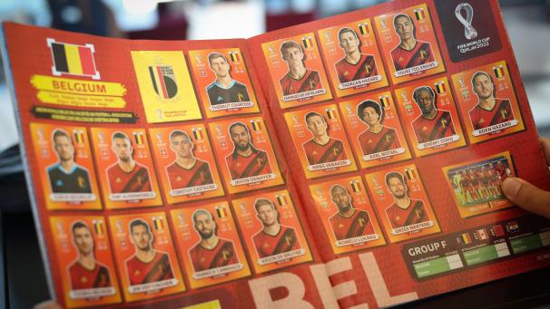 <p>Sammlerleidenschaft: Der belgische Kader für die WM 2022 im Panini-Album.</p>