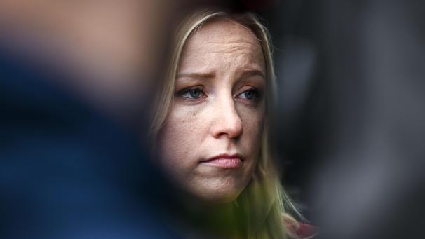 <p>Vooruit-Vorsitzende Melissa Depraetere schlägt weniger harte Töne an.</p>