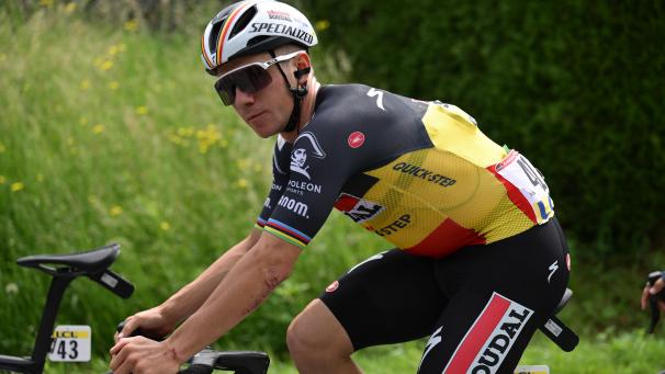 <p>Geht kein Risiko ein: Remco Evenepoel</p>