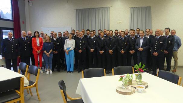 <p>Ehrungsfest der Hilfeleistungszone DG in der Büllinger Notdienstzentrale</p>