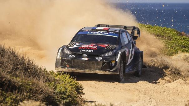 <p>Sebastien Ogier bei der Rallye Italien-Sardinien.</p>