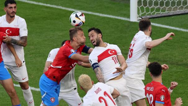 <p>Umkämpfte Partie in Hamburg: Tschechien und die Türkei haben sich nichts geschenkt.</p>