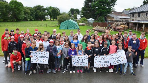 <p>45 Kinder und 22 Leiter der KLJ Bütgenbach erleben eine schöne Zeit in Espeler.</p>