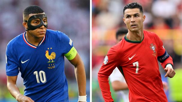 <p>Frankreich mit Mbappé oder Portugal mit Ronaldo: Wer macht heute das Rennen?</p>