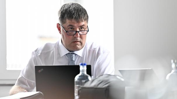 <p>Mario Pitz (CSL) übernahm am Donnerstag der vergangenen Woche das Bürgermeisteramt in Raeren.</p>