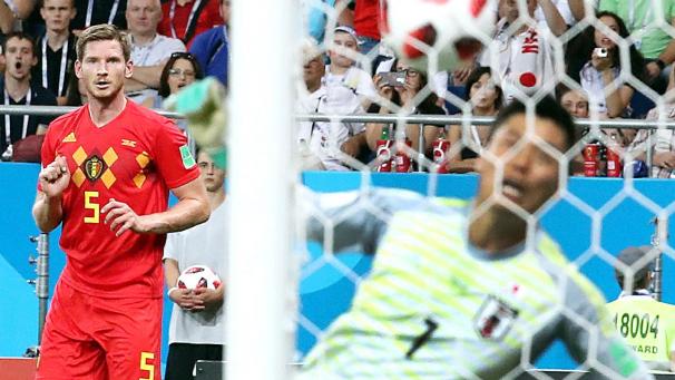 <p>Unvergessen: Jan Vertonghen trifft am 2. Juni 2018 im WM-Achtelfinale zum 1:2 gegen Japan – die belgische Aufholjagd beginnt.</p>