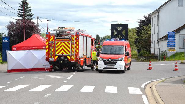 <p>Die Unfallstelle in Grüfflingen</p>