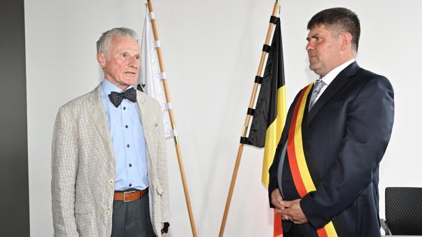 <p>Ulrich Deller (Ecolo - links) und Mario Pitz (CSL - rechts) sind Bausteine der aktuellen Mehrheit in Raeren.</p>