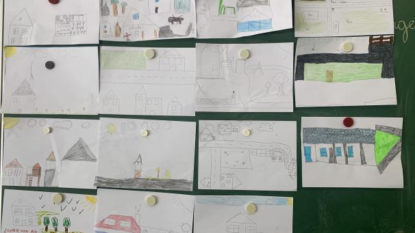 <p>Die Ideen der Kinder reichten von Kaugummiautomaten bis zum Schwimmbad.</p>