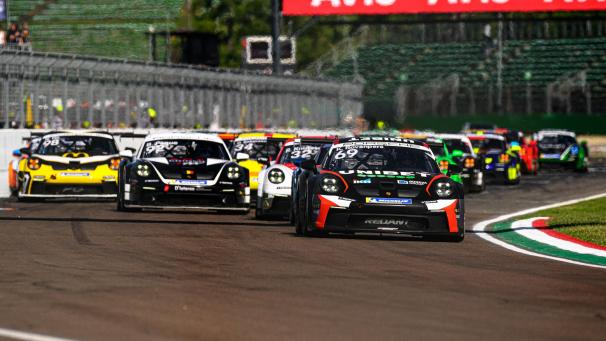 <p>Kalle Rovanperä feierte am Wochenende in Imola seinen Premierensieg im Porsche Carrera Cup Benelux.</p>