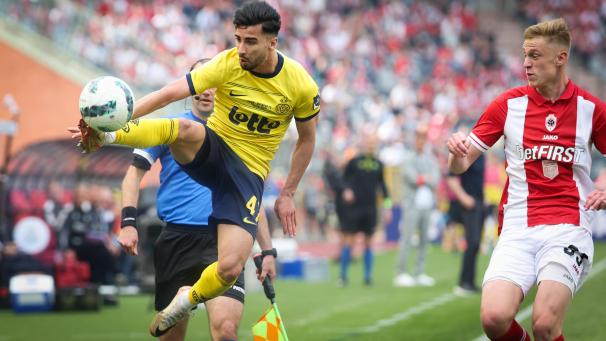 <p>Mohamed Amoura verlässt Union Saint-Gilloise in Richtung Wolfsburg.</p>