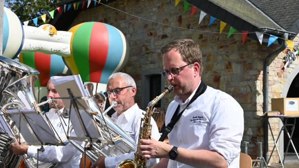 <p>Die Musiker aus Ligneuville hatten eine kurze Anreise.</p>