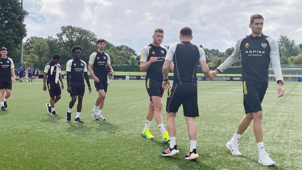 <p>Bei der AS Eupen stand Konditionstraining auf dem Programm.</p>