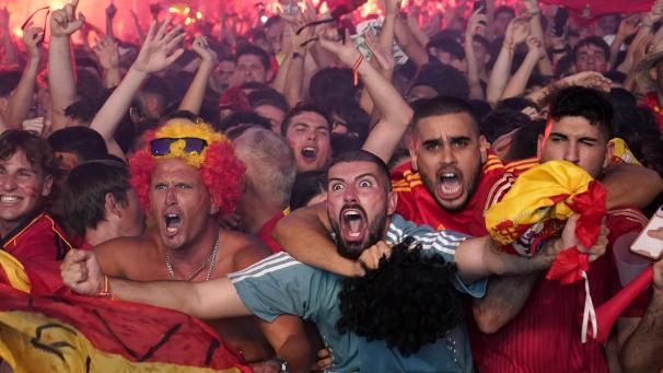 <p>Spanien sorgt für Ausnahmezustand in der Heimat, hier in Madrid.</p>