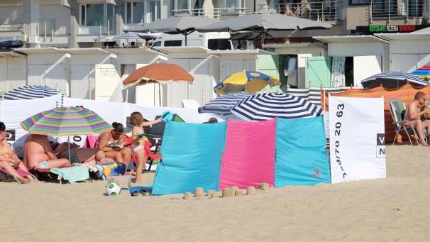 <p>Am Strand von Ostende könnte es am Wochenende voll werden.</p>