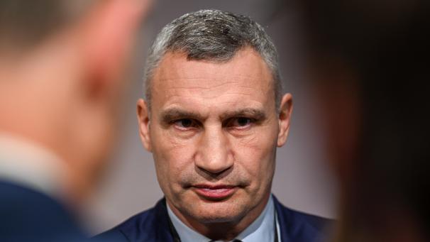 <p>Vitali Klitschko, Bürgermeister von Kiew, bei der Ukraine-Wiederaufbaukonferenz in Berlin Mitte Juni.</p>