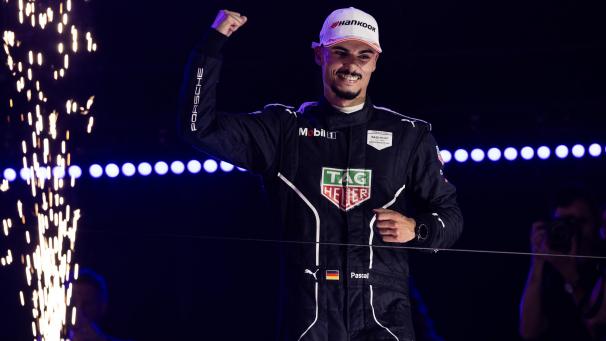 <p>Pascal Wehrlein, der neue Weltmeister in der Formel E.</p>