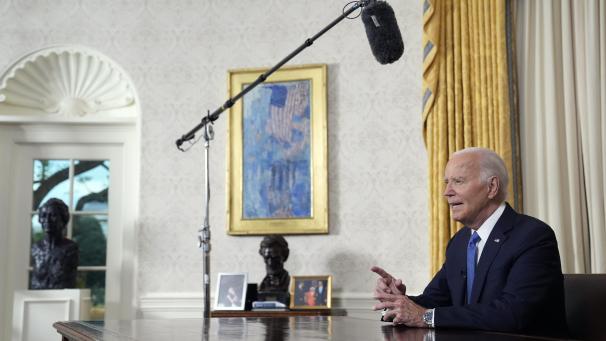 <p>US-Präsident Joe Biden hält eine Rede an die Nation</p>