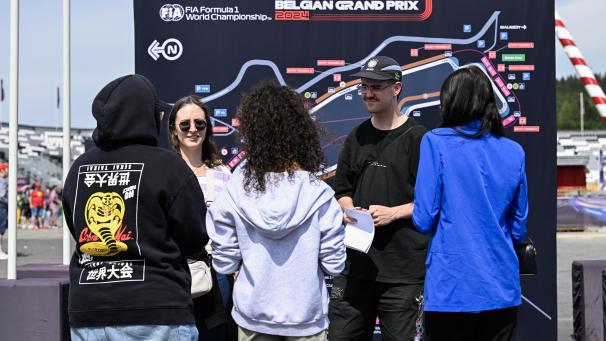 <p>Eine fünfköpfige Gruppe des Mosaik-Zentrums nahm am Donnerstag das kostenlose Rahmenprogramm in Spa-Francorchamps in Anspruch.</p>