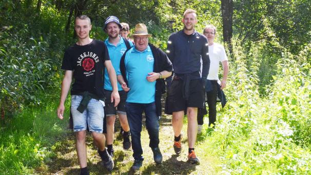 <p>Bei bester Stimmung und am Sonntag auch bei Sonnenschein machten sich 1.346 Teilnehmer auf den Weg.</p>