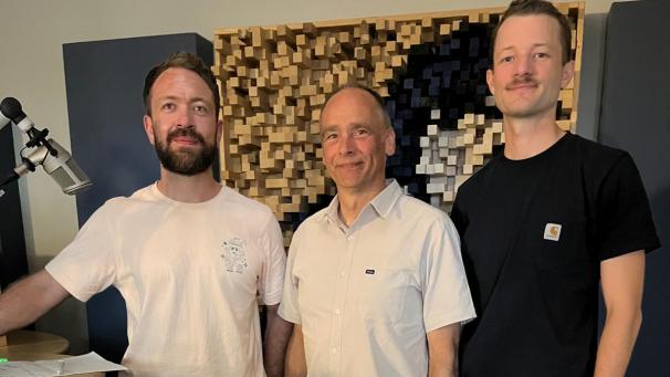 <p>AS-Generaldirektor Christoph Henkel unterhielt sich am Dienstag mit den GE-Redakteuren Mike Notermans (l.) und Carsten Lübke (r.).</p>